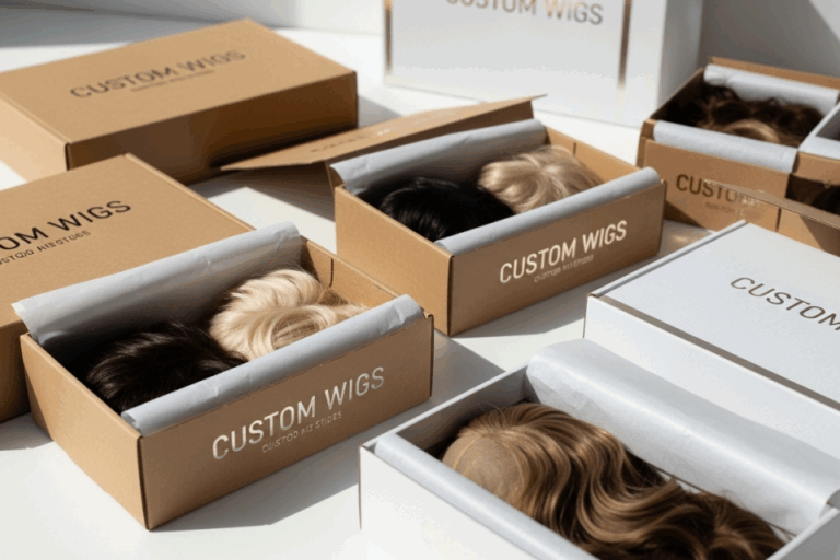 Branding on Wig Packaging