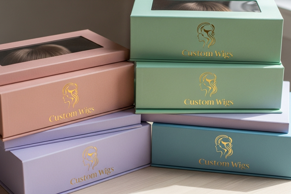 Branding on Wig Packaging