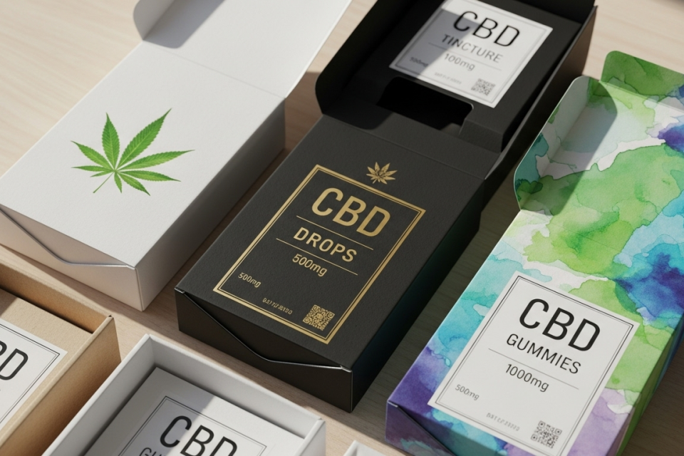 CBD Oils boxes