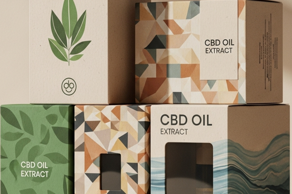 CBD Oils boxes