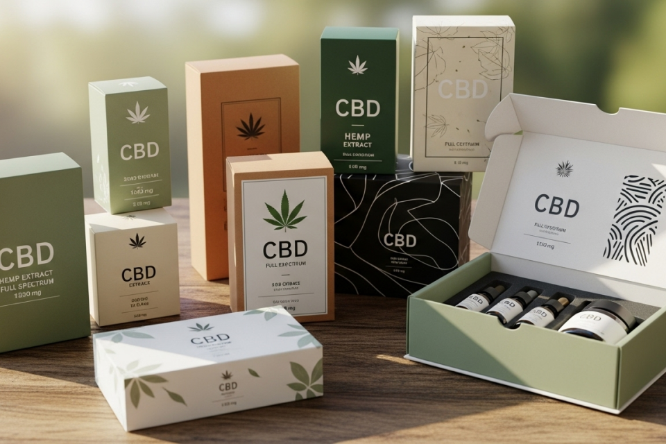 CBD Product Packaging Boxes