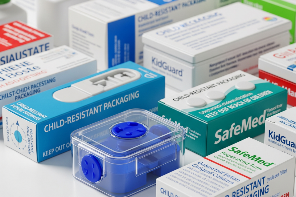 Child-Resistant Safety Packaging box