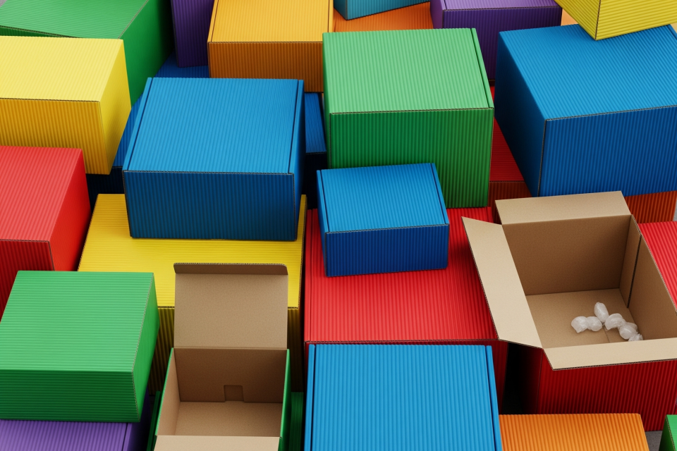 Color mailing box