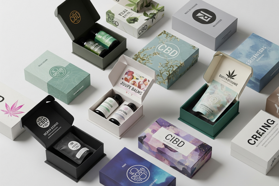 Custom CBD packaging gift boxes