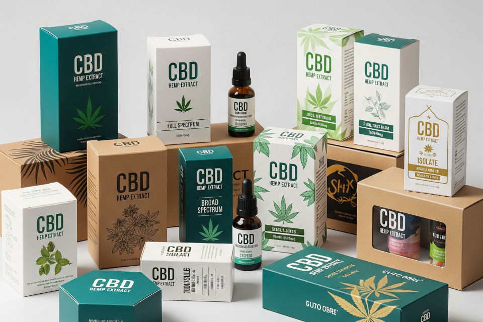 Custom CBD packaging gift boxes