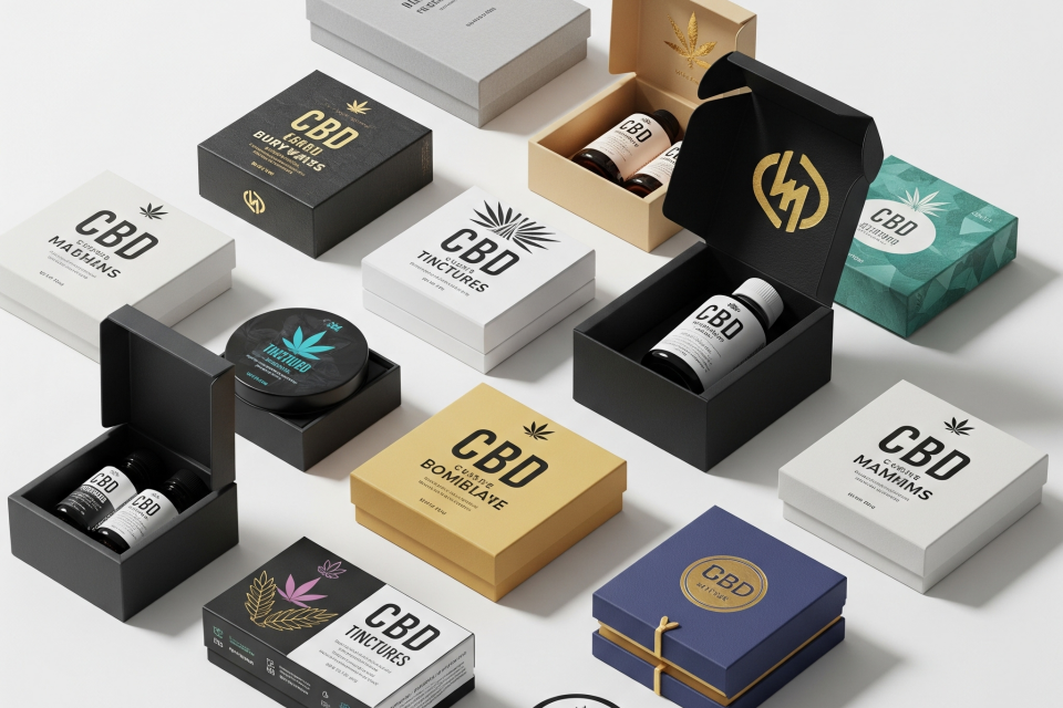 Custom CBD packaging gift boxes