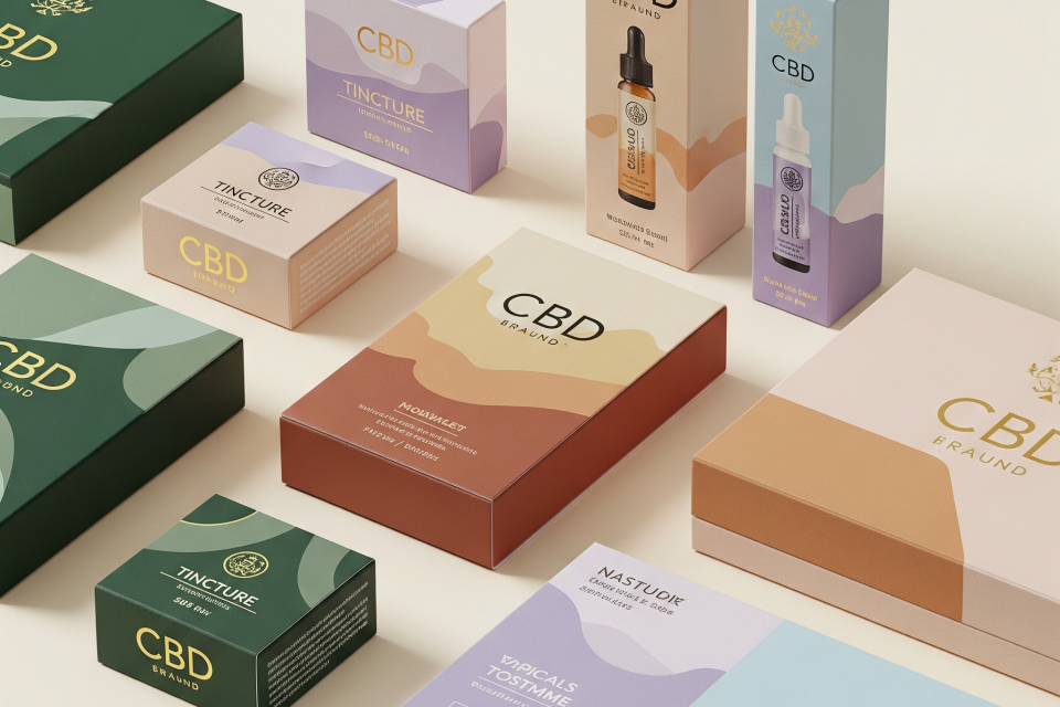 Custom CBD packaging gift boxes