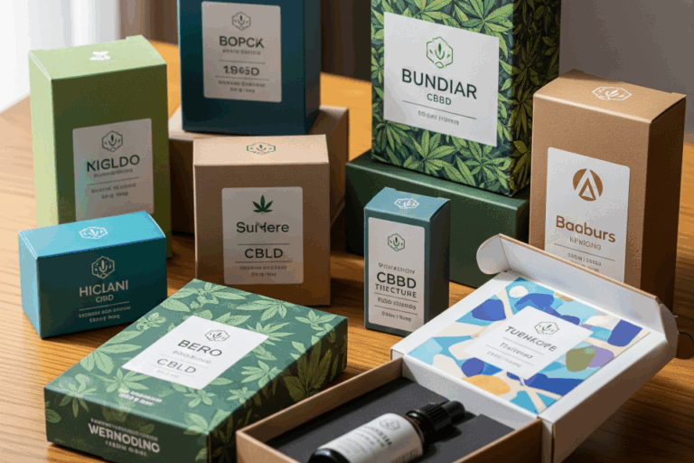 Custom CBD packaging gift boxes