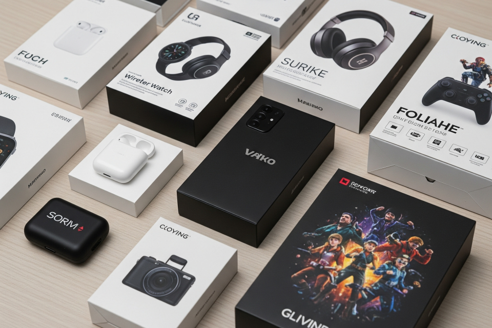 Custom Electronics Packaging boxes
