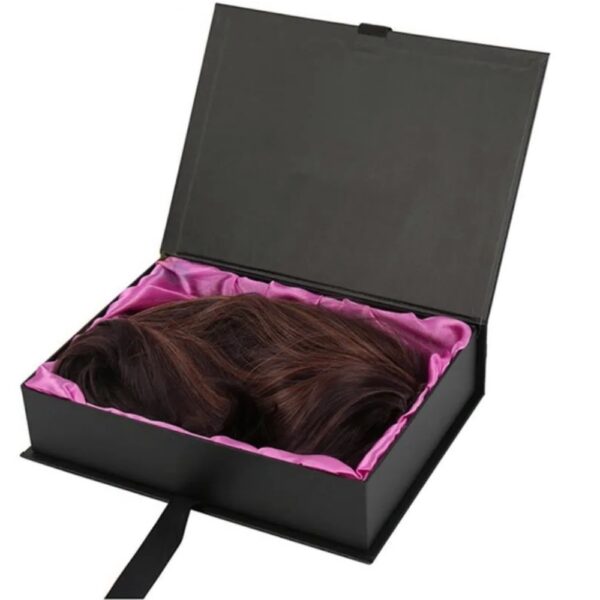 Custom Wigs cardboard gift boxes with saree Manufacturers