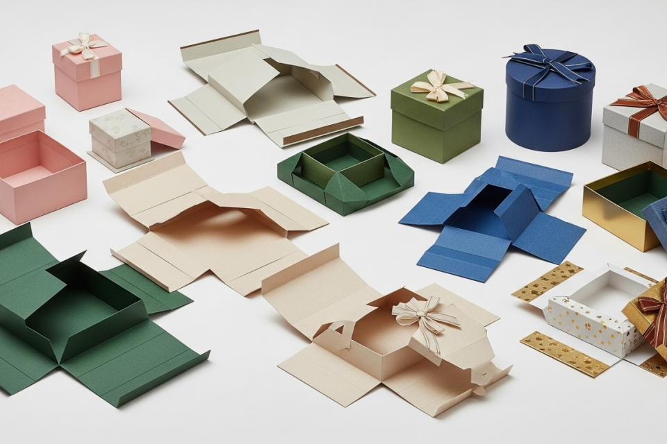 Custom foldable gift box