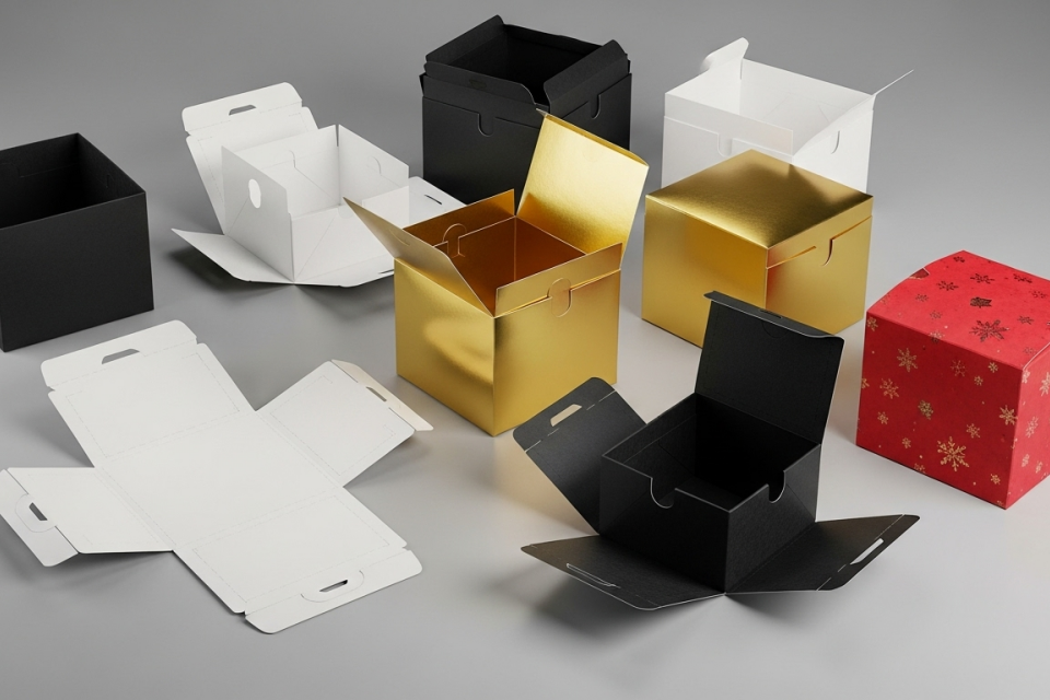 Custom foldable gift box