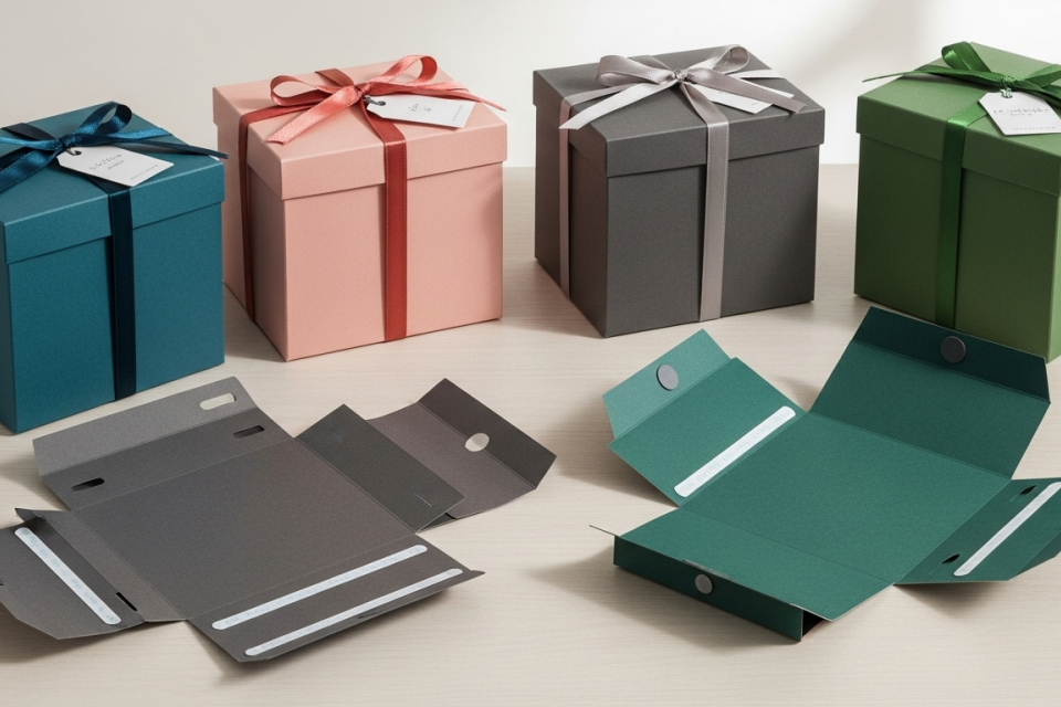 Custom foldable gift box