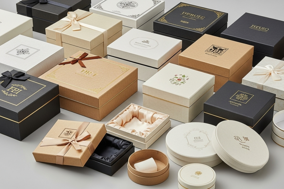 Customized gift boxes with top and bottom lids