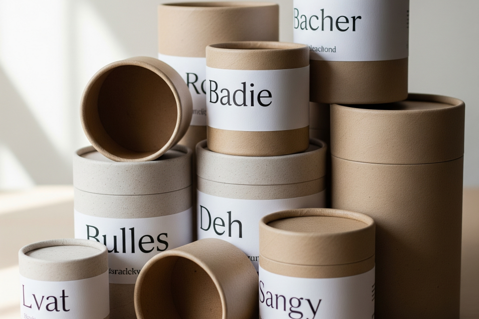 Cylindrical Packaging Tubes Boxes