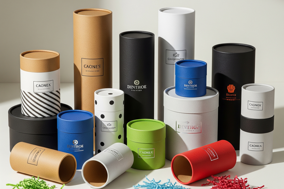 Cylindrical Packaging Tubes Boxes