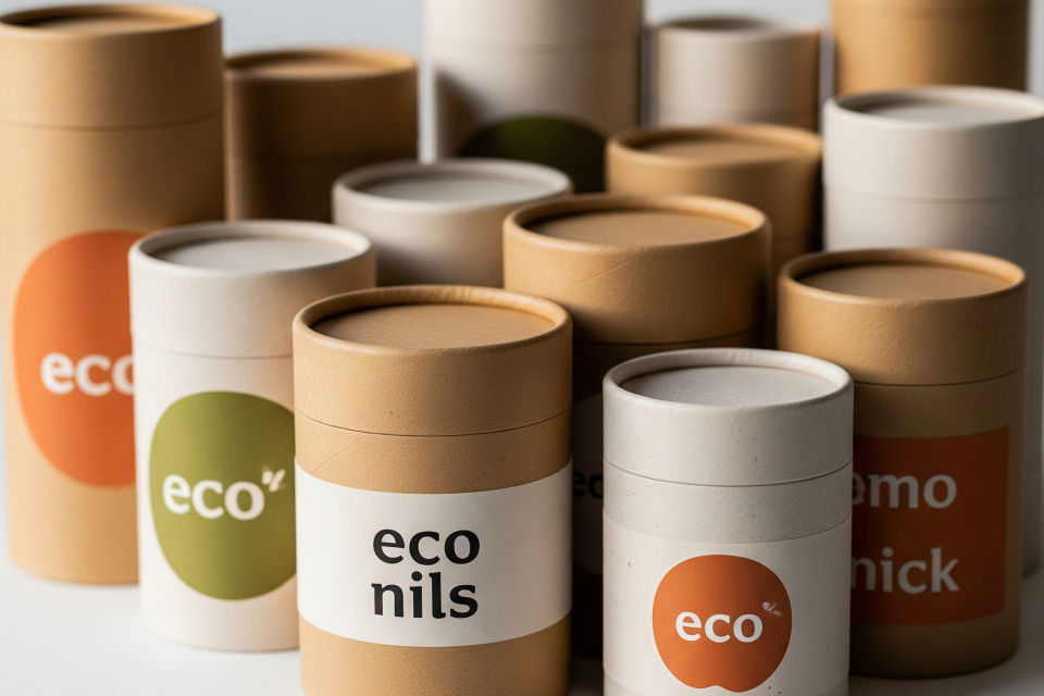 Cylindrical Packaging Tubes Boxes