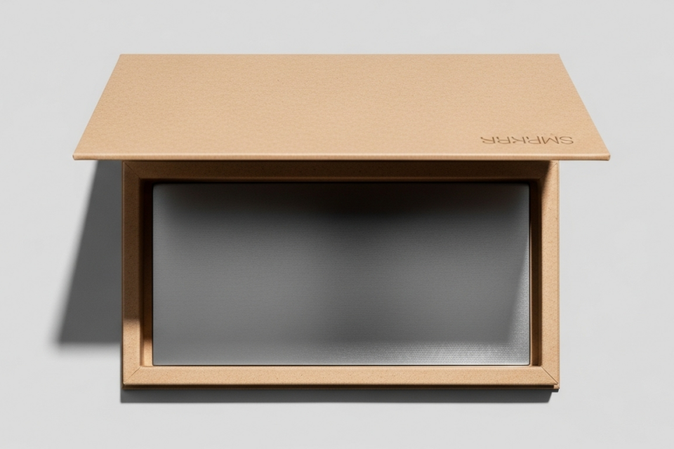 Empty paper eyeshadow palette