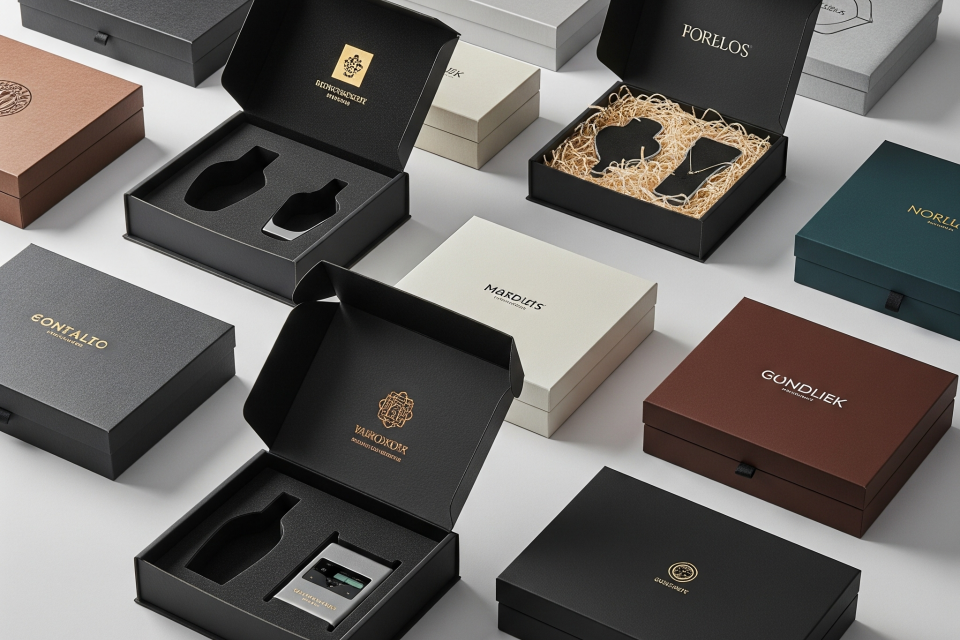 Luxury custom flip-top boxes