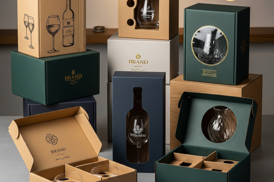 Luxury custom glass gift boxes