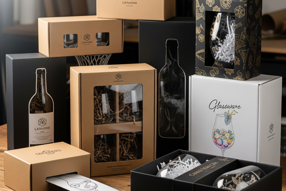 Luxury custom glass gift boxes