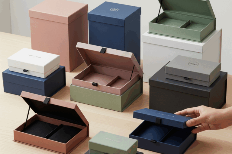 Luxury custom magnetic gift box