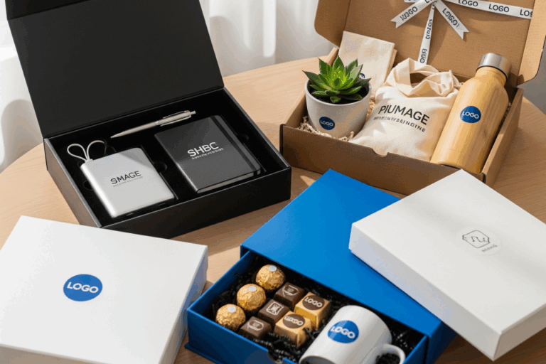 Luxury custom promotional gift box