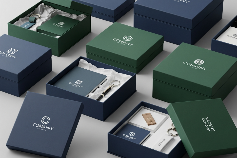 Luxury custom promotional gift box