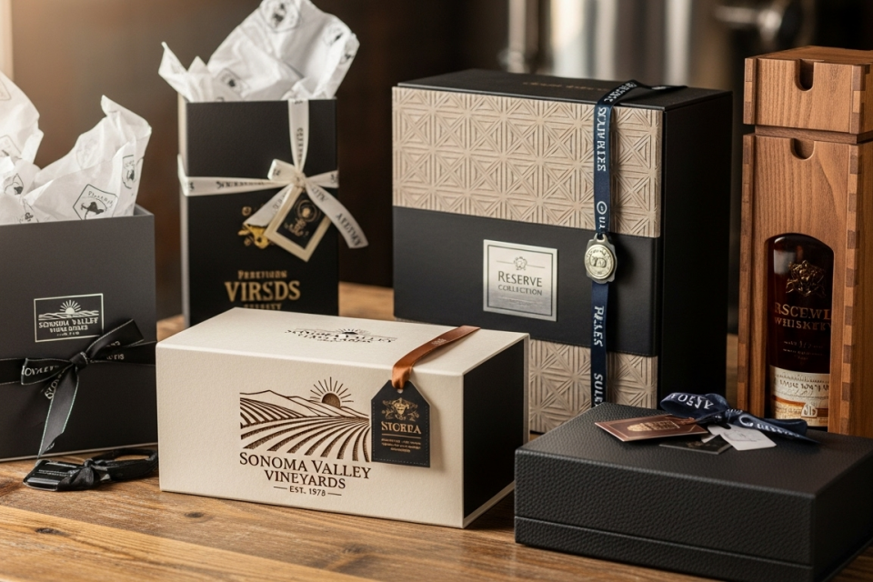 Luxury custom wine box