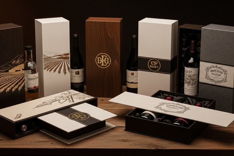 Luxury custom wine box