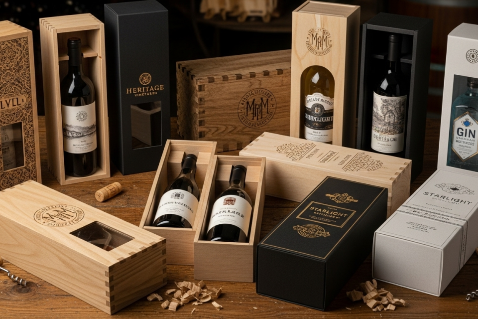 Luxury custom wine box