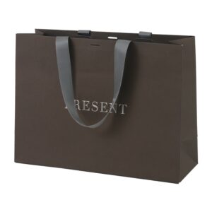 custom luxury present ribbon handle Paper Gift Bags Bulk