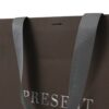 custom luxury present ribbon handle Paper Gift Bags Bulk