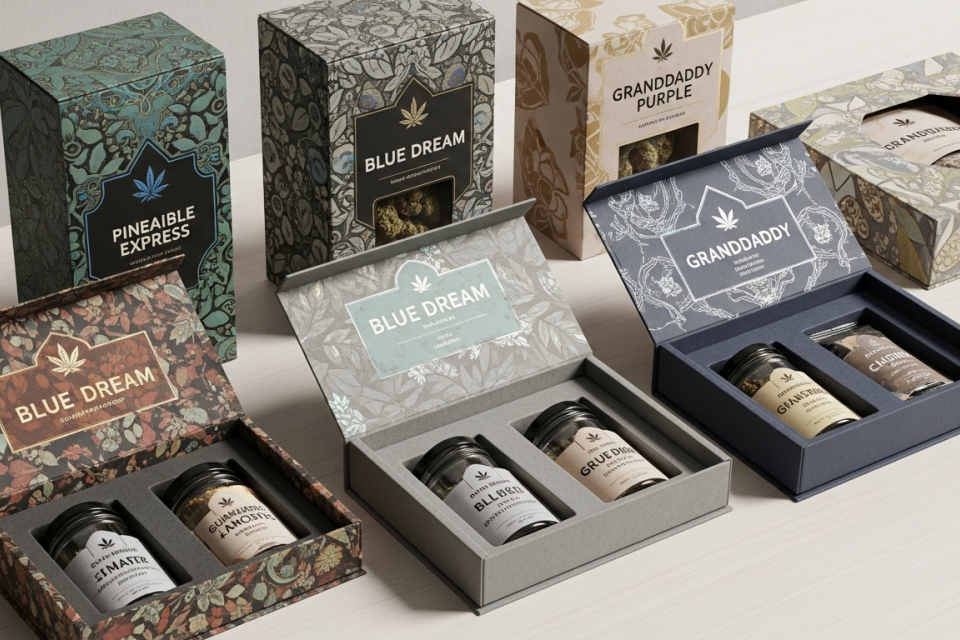 Variety of Cannabis Packaging