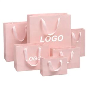custom Paper Gift Bags shopping clothing shop Exporter