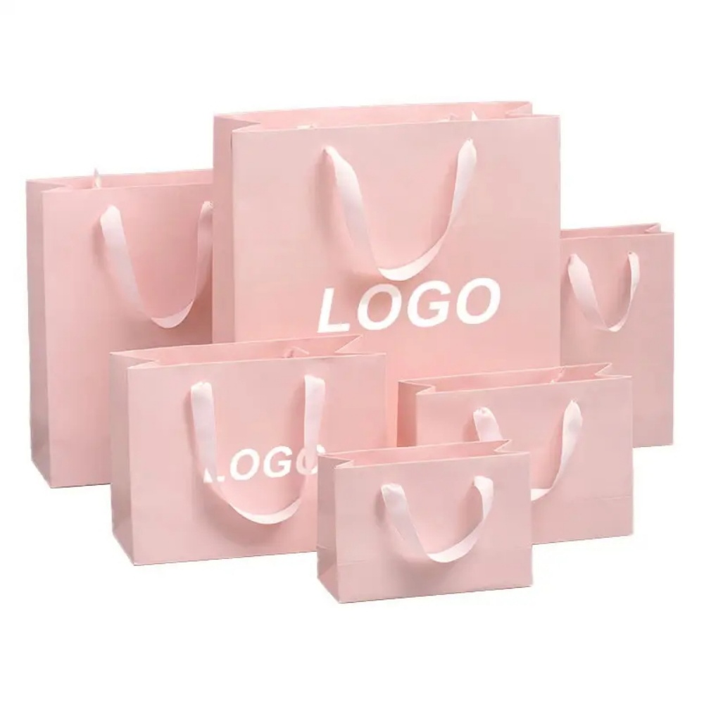 custom Paper Gift Bags shopping clothing shop Exporter