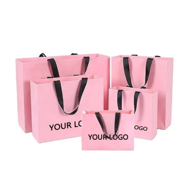 custom Paper Gift Bags shopping clothing shop Exporter