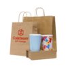 custom kraft Paper Gift Bags shopping bags white Maker