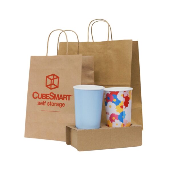 custom kraft Paper Gift Bags shopping bags white Maker