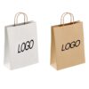 custom printing plain brown kraft paper bags Factories