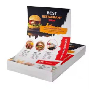 custom size poster brochure flyer Printing Services Dealers