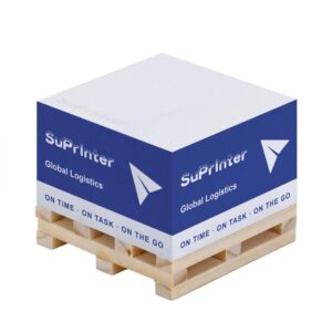 customized logo 3 inch cube sticky notes blue self Maker