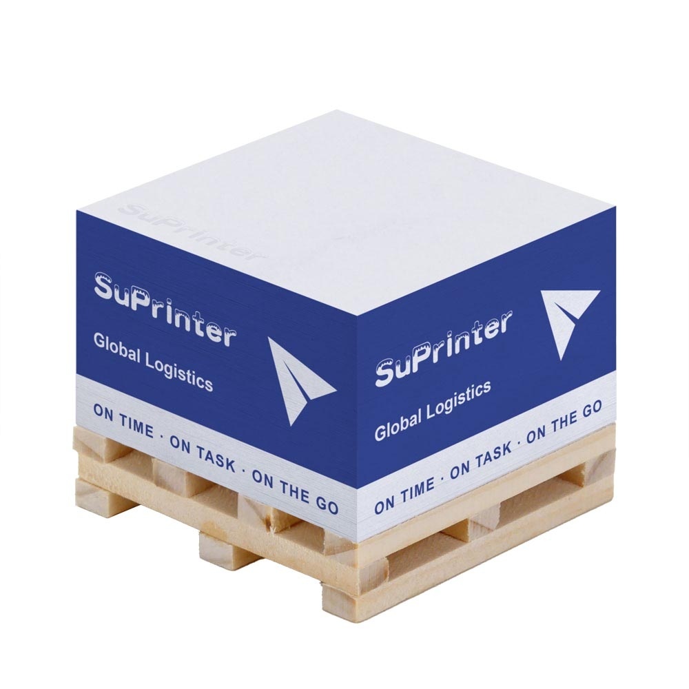 customized logo 3 inch cube sticky notes blue self Maker