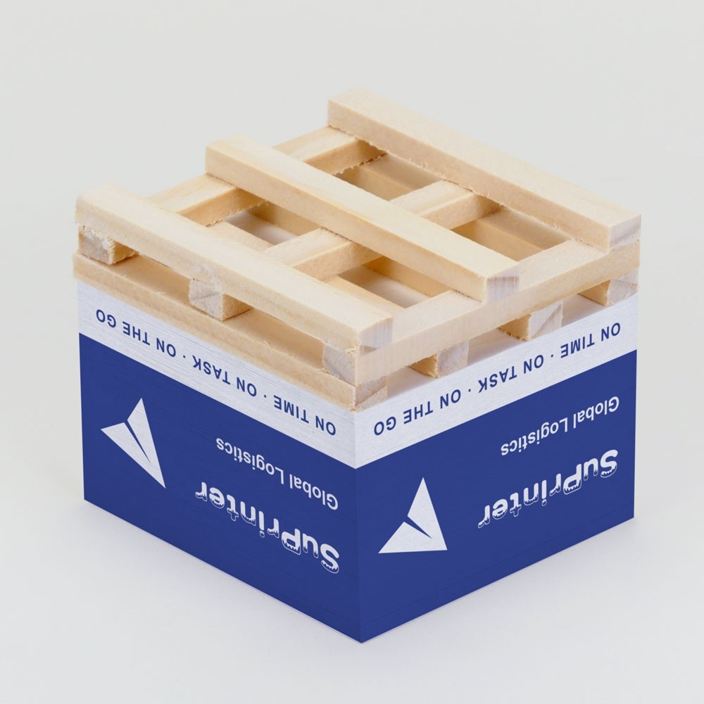 customized logo 3 inch cube sticky notes blue self Maker