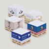 customized logo 3 inch cube sticky notes blue self Maker