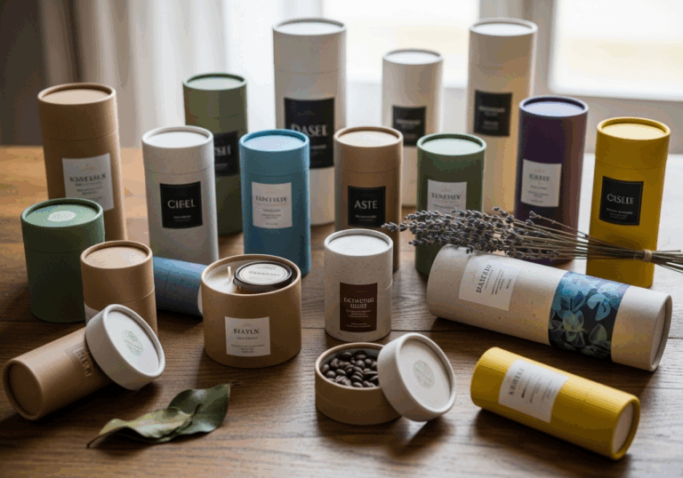cylindrical paper box