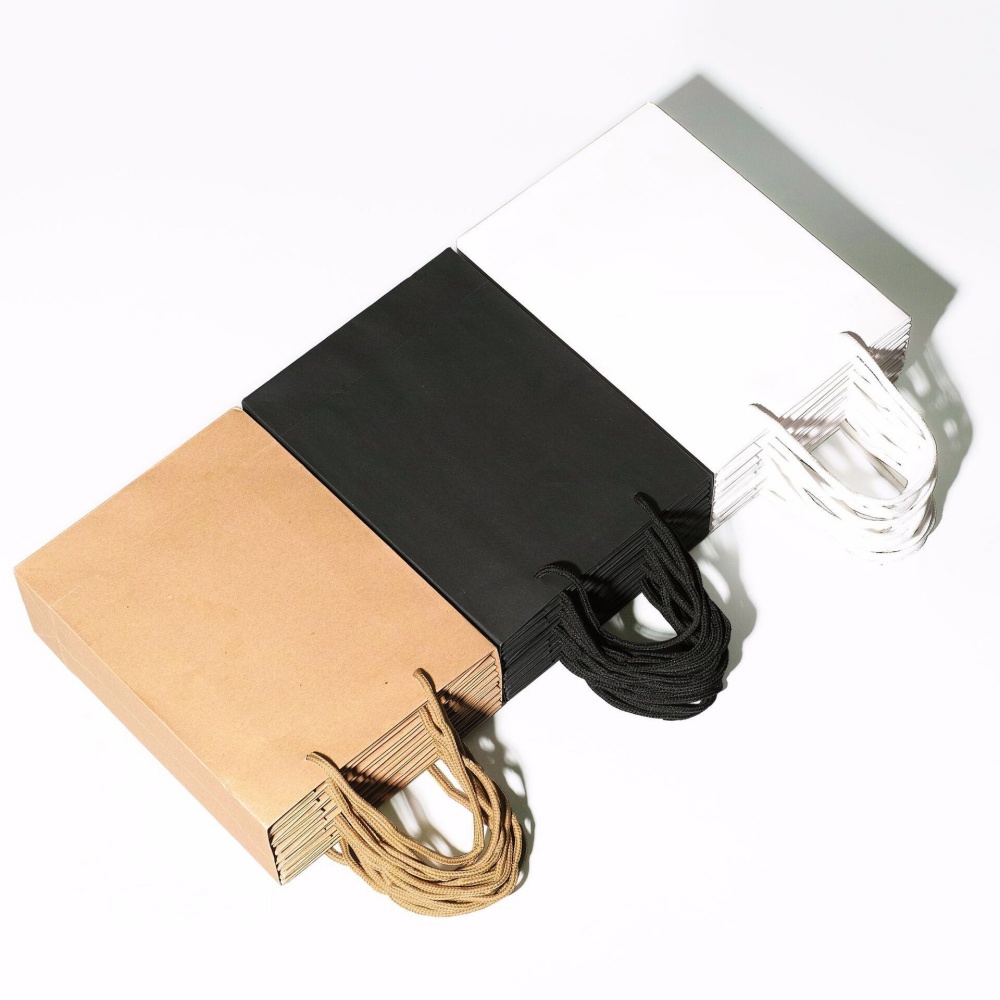 portable reusable kraft paper gift shopping bag Exporter