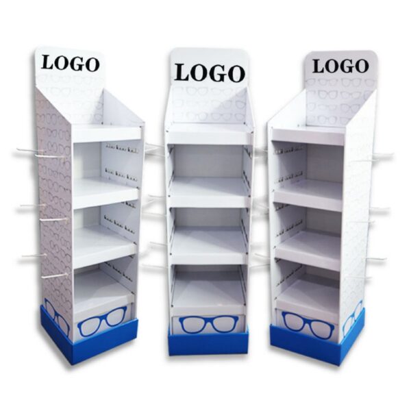retail shop custom logo folding Cardboard Display Exporters