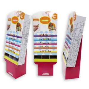 retail shop custom logo folding Cardboard Display Exporters