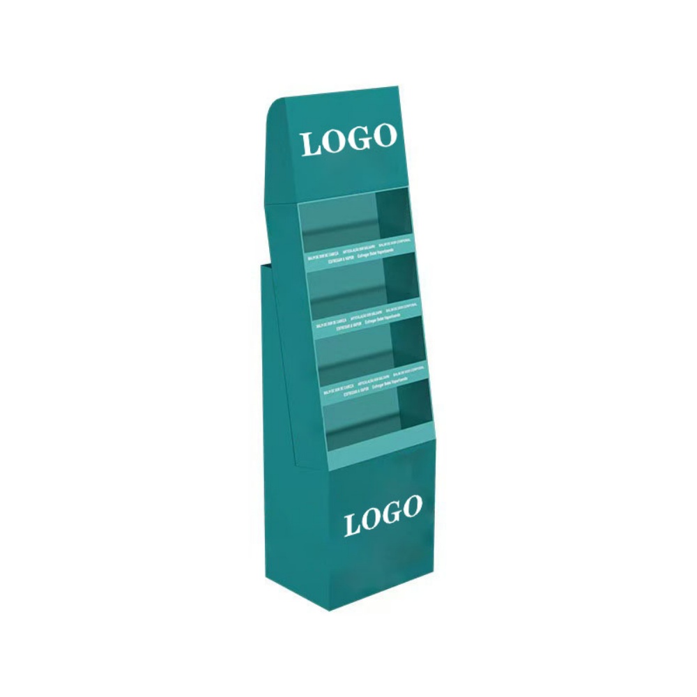 retail shop custom logo folding Cardboard Display Exporters